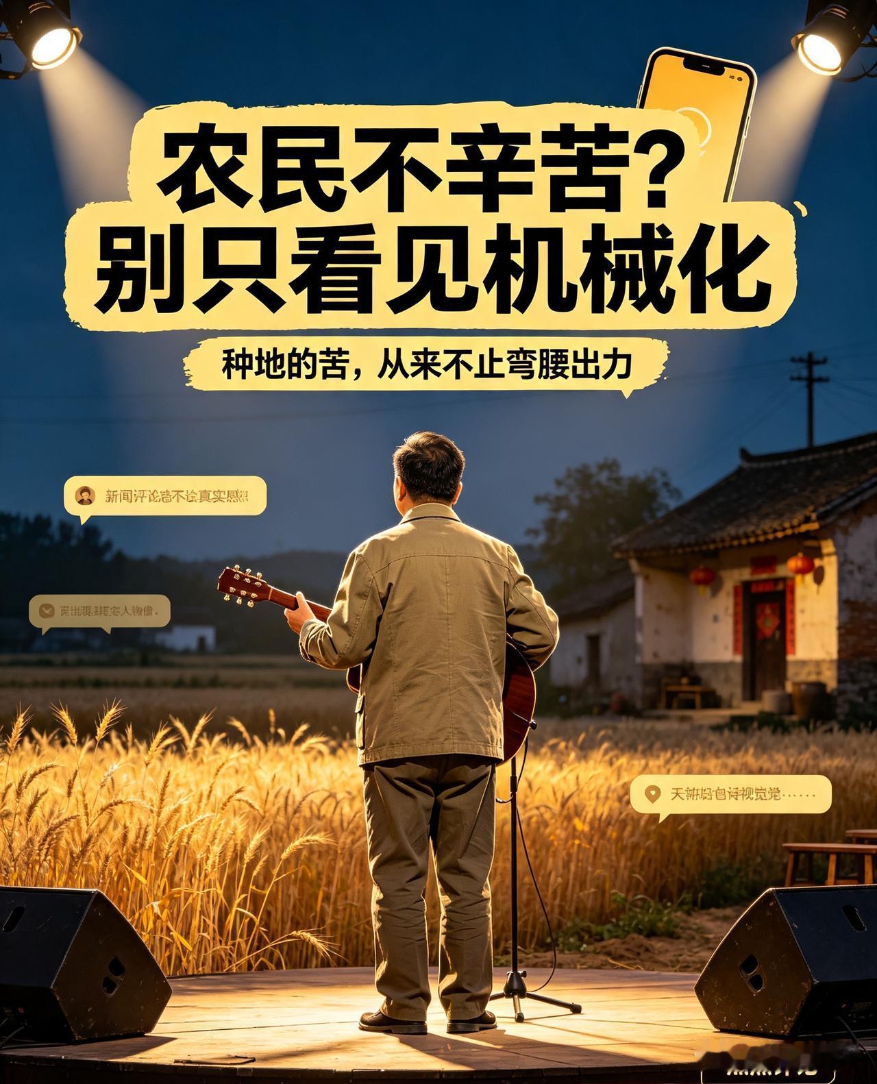 大衣哥“现在农民兄弟不辛苦”这番话脱离现实，难以让人认同。农业机械化的确减少了重