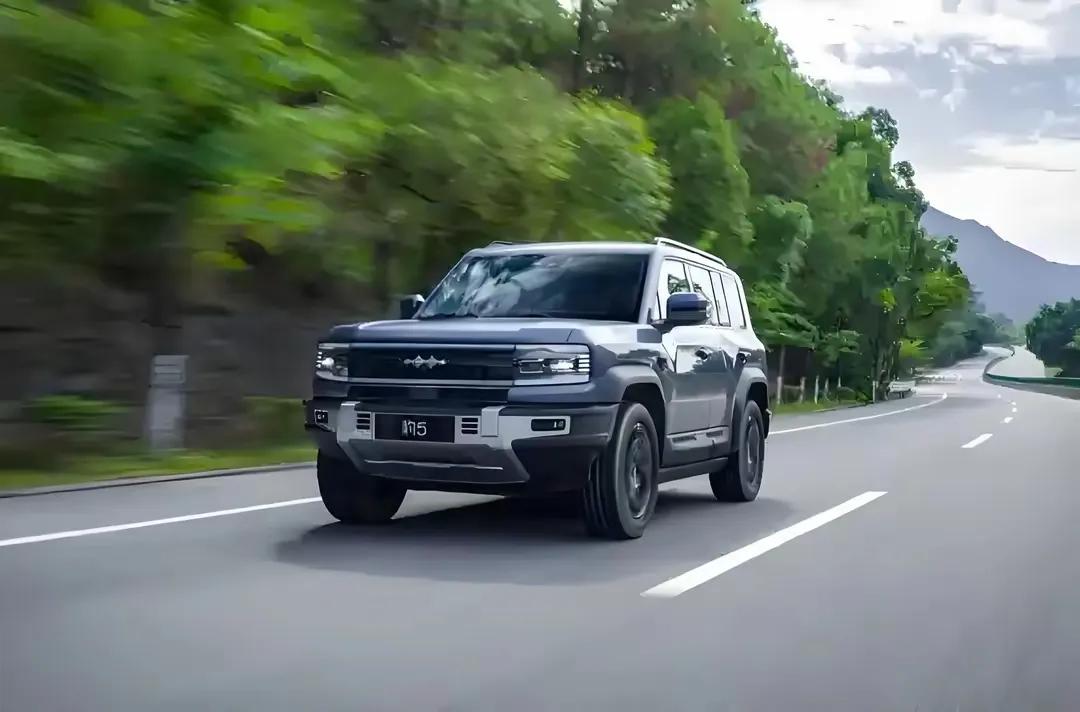 聊城大外环开通在即。比亚迪方程豹豹8，这车确实是迅如捷豹。如果它只在聊城大外环在