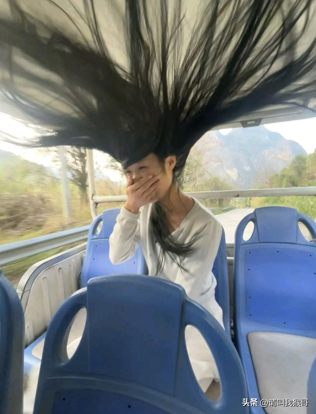 这才是真正的长发飘飘……