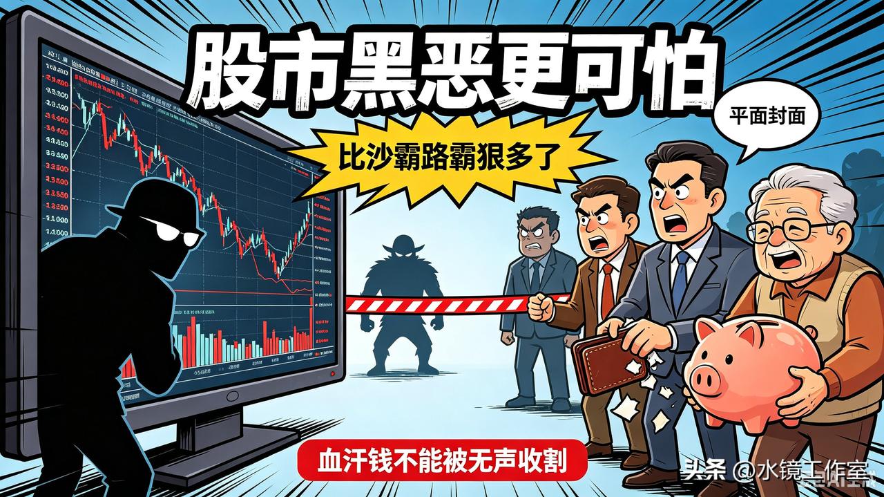 彻底炸醒！股市黑恶势力，比沙霸、路霸、菜霸恶毒一万倍💥
 
说句大实话！
 