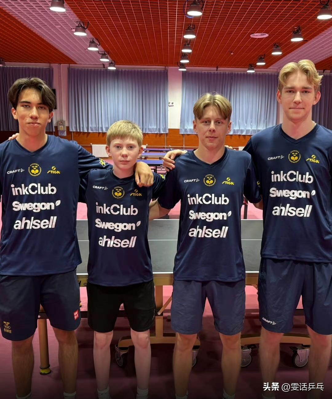 🇸🇪🏓青年队员在中国🇨🇳
亚当·瓦林（Adam Wallin）、约尔·