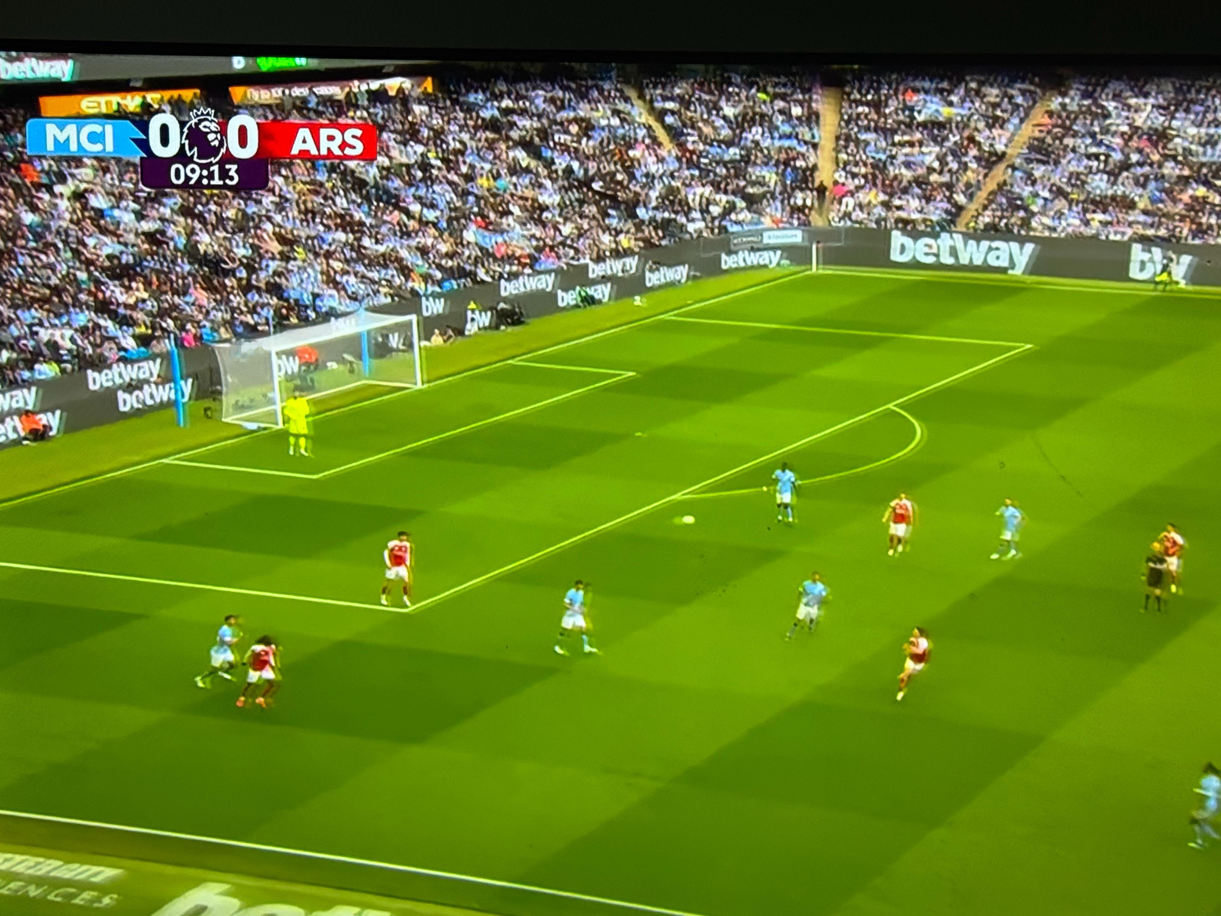 曼城vs阿森纳这开场节奏，紧张刺激！这才是英超天王山的感觉曼城vs阿森纳