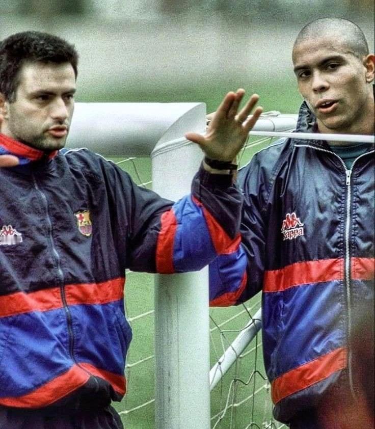【老照片】 西甲 José Mourinho and Ronaldo. 