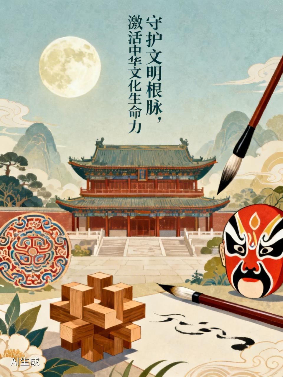 守护文明根脉，激活中华文化生命力

很多人觉得，中华文化离我们很远，是博物馆里的