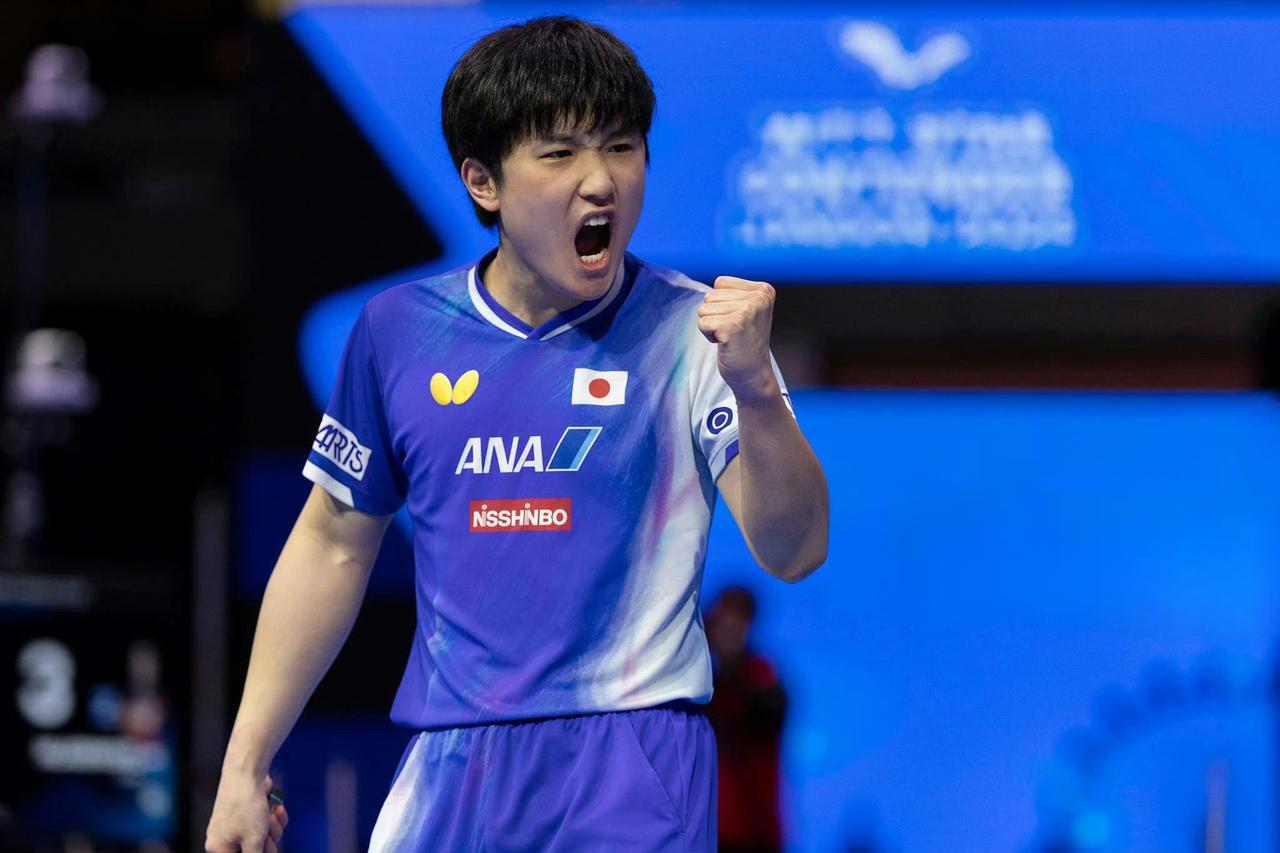 张本智和今夜再次苦战5局，3-2险胜过关！

进入到2025年，张本智和的状态其