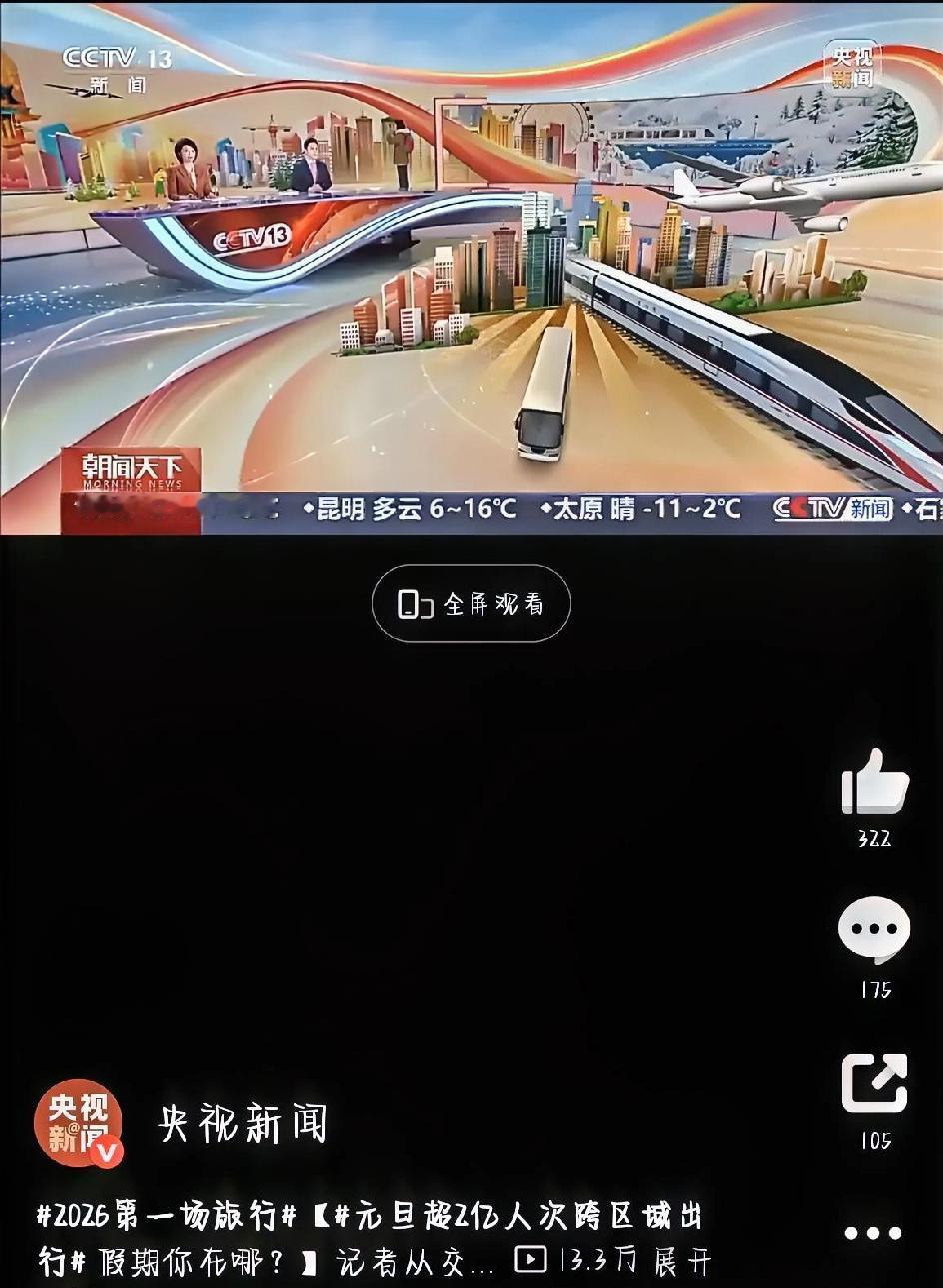 2026年的第一天，空气中洋溢着出行的欢欣！交通运输部发布的数据令人振奋：元旦假