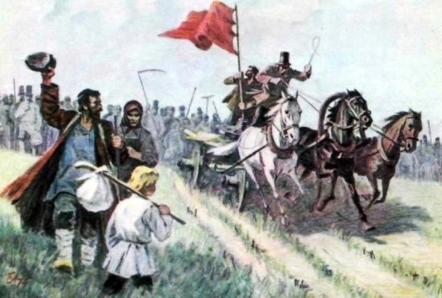 🚩1861年4月2日，俄罗斯奔萨省爆发了坎季耶夫斯基农民起义。在这场农民起义中