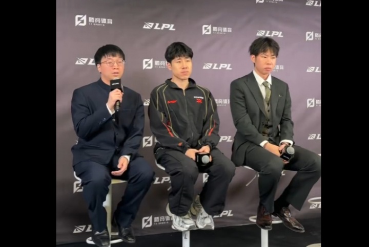 JDG教练组接受群访：Tabe和小白都表示不想给选手太多成绩的压力