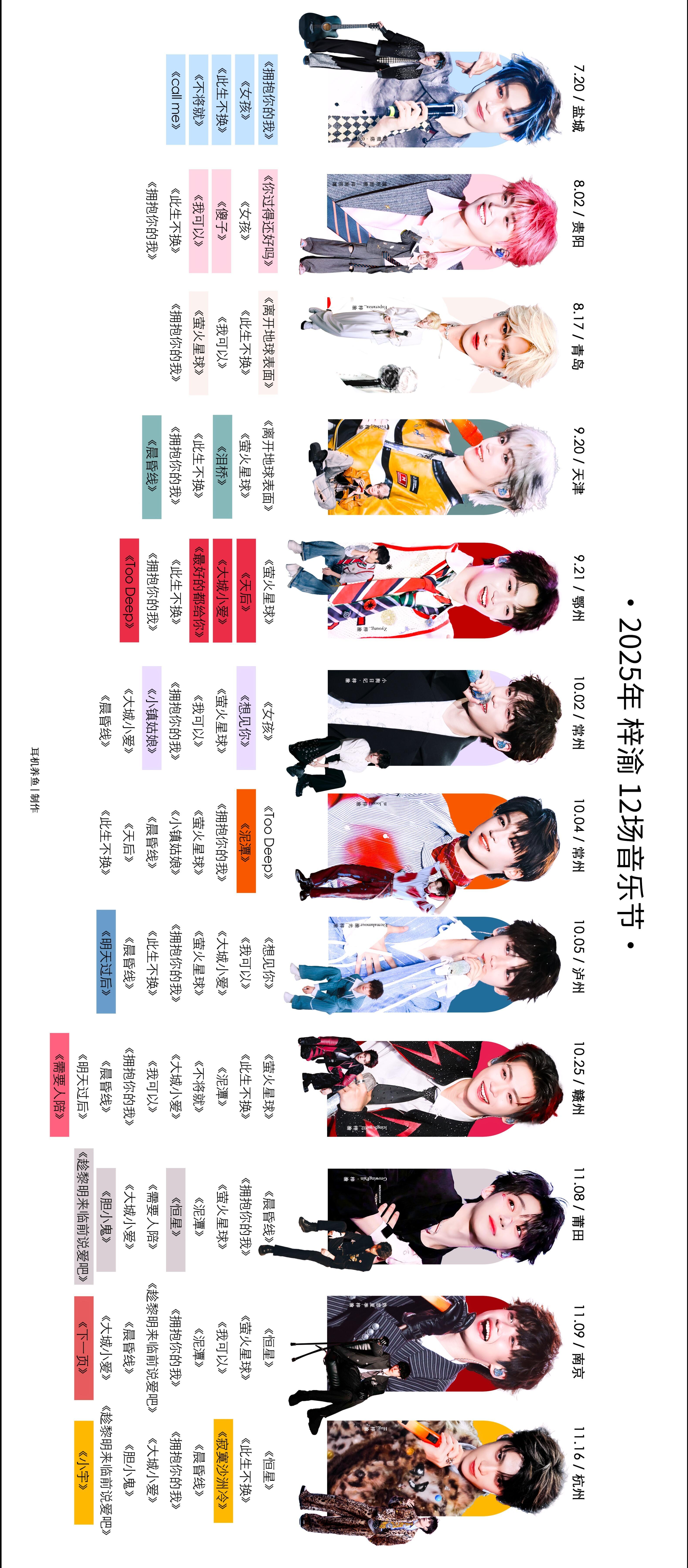 梓渝22滴雨22次见面 好细节梓渝新歌海报是自己手绘的~22滴雨22次见面💧1