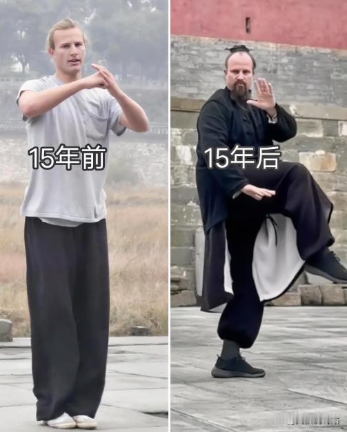 真是神奇！90后美国小伙在武当习武了15年，令人没想到的是，他的一头金发竟慢慢变
