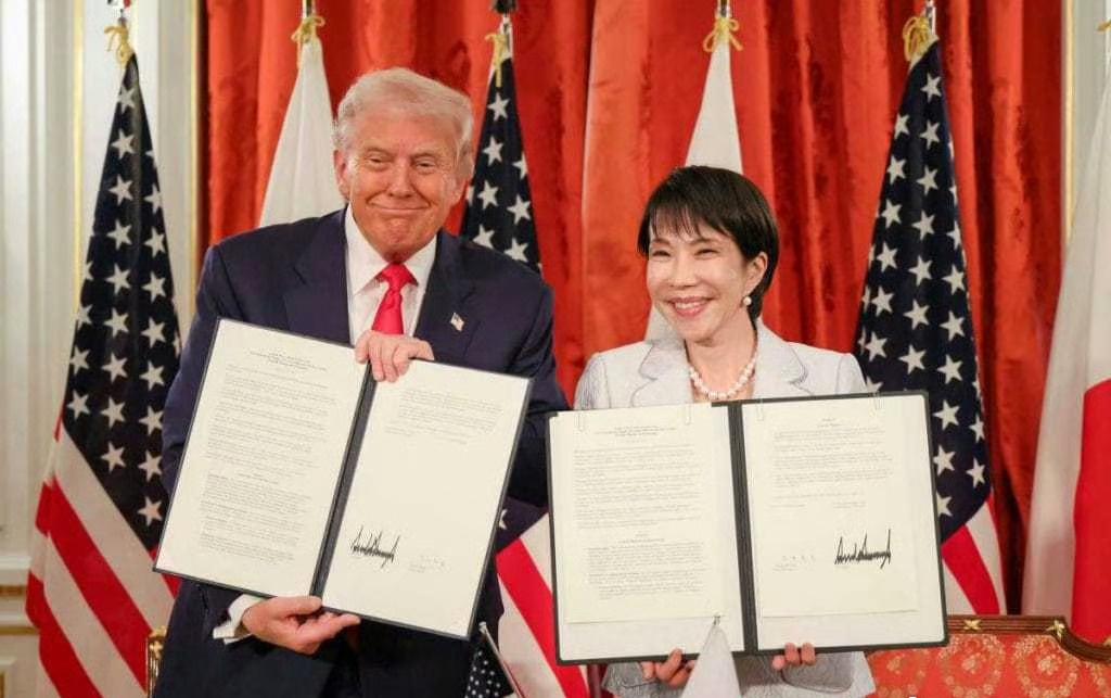 日本首相高市早苗带着一个非常明确的信息去见特朗普：

MONEY 🤑💰

据