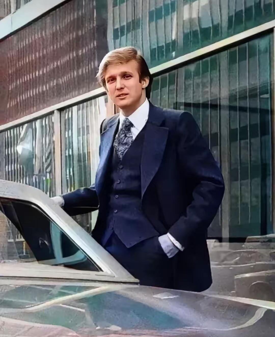 来，问大家一个问题：即使像川普这样的美式特产混蛋王八蛋，他有没有点在年轻时，心地