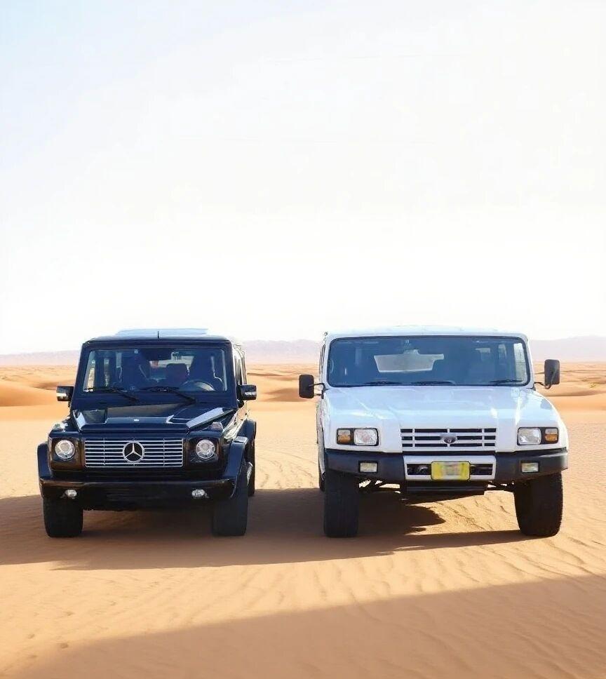 丰田“悍马”与大G同框，谁才是真正的越野狠货这台丰田Mega Cruiser，出