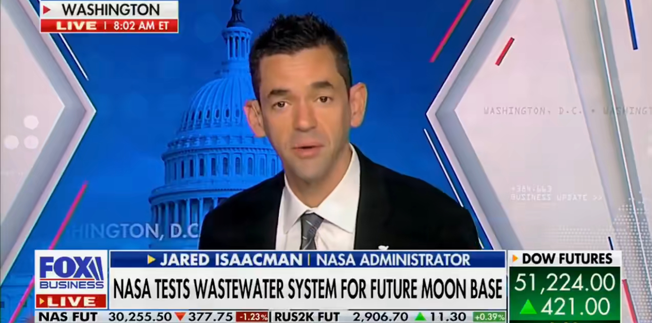 NASA航天 航天局局长的耳朵👂好大！【NASA局长贾里德·艾萨克曼（Jare