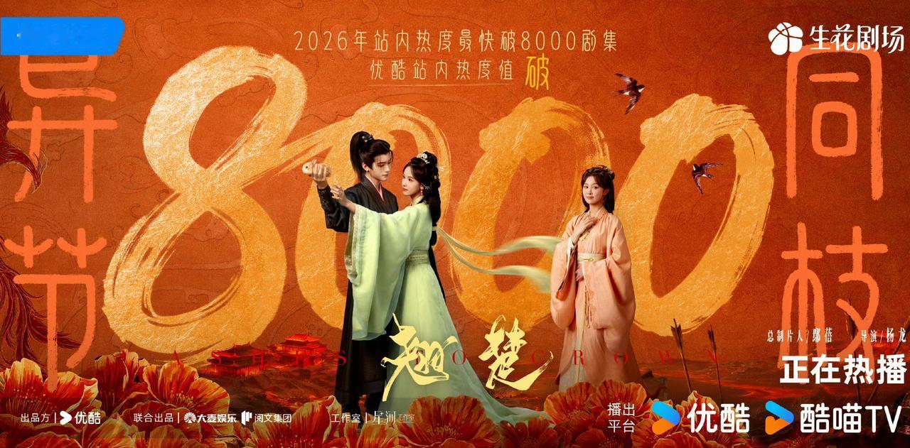 《翘楚》《灵魂摆渡·十年》昨日同天开播，目前热度都破了8000，口碑都是两极分化