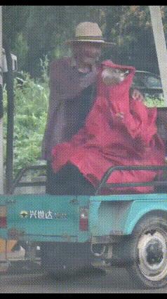 一件雨衣，藏着一辈子的偏爱
 连日大雨，山东德州的街头，一幕画面格外暖心。
老爷