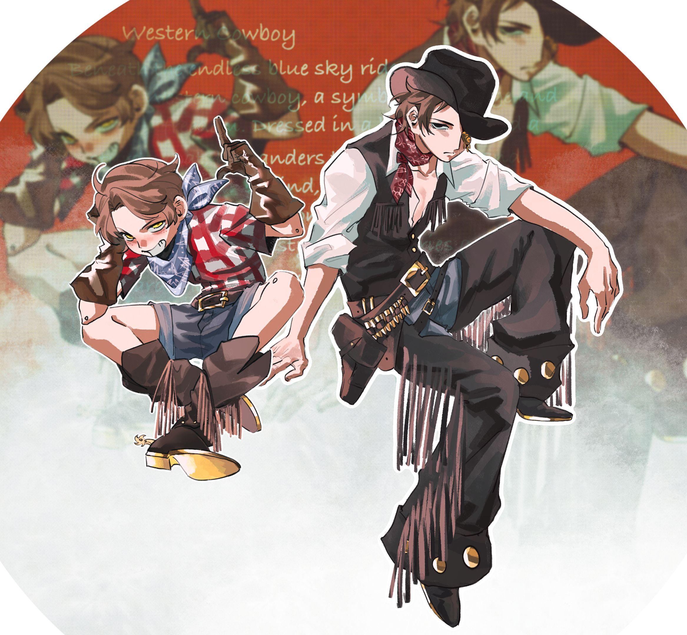 我去这个西部牛仔我早就想搞了……