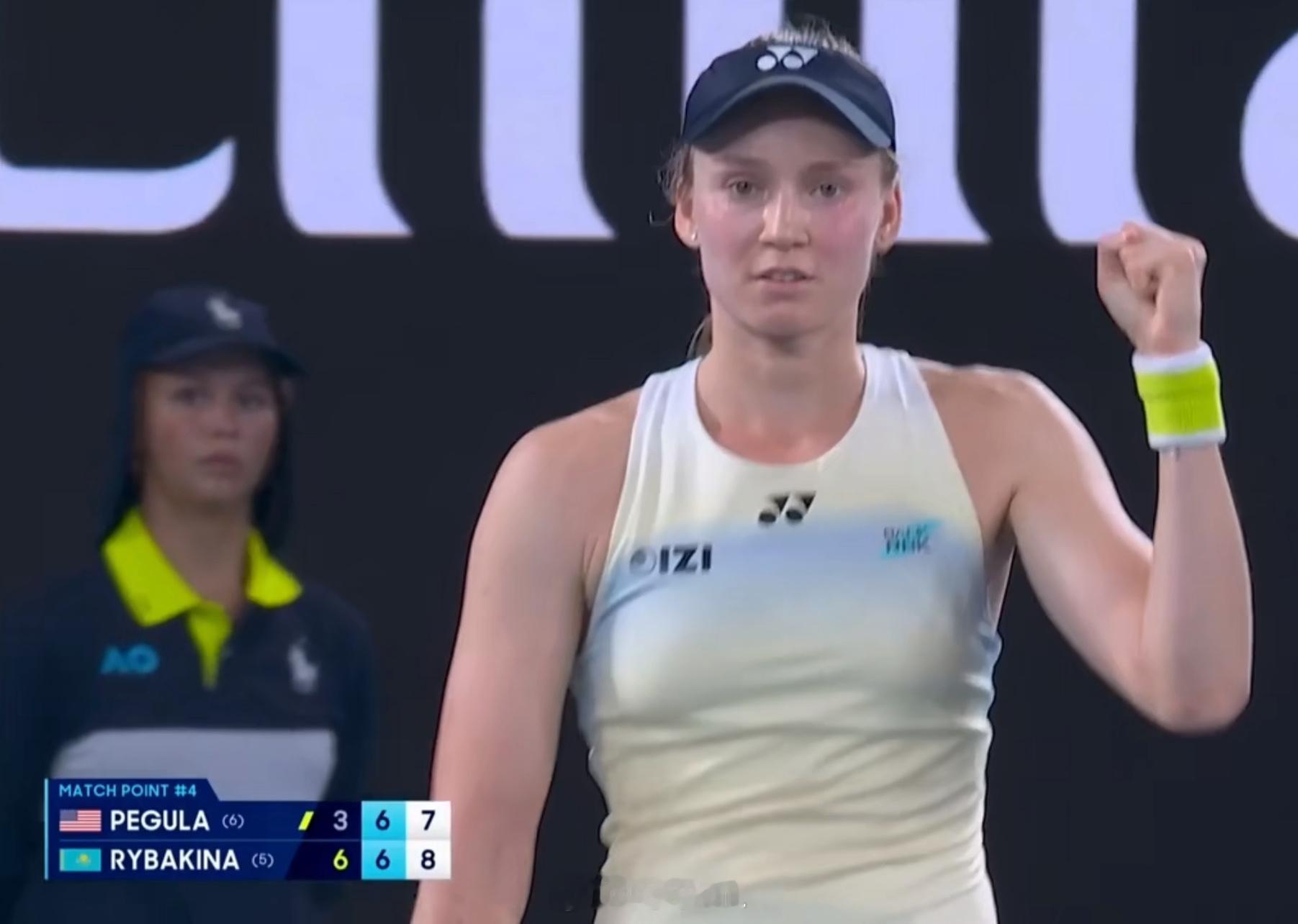 莱巴金娜晋级澳网决赛莱巴金娜把握住第4个赛点，以6-3 7-6(7)战胜佩古拉，