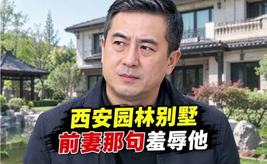 张嘉益西安园林别墅坐实，前妻那句羞辱他记了三十年