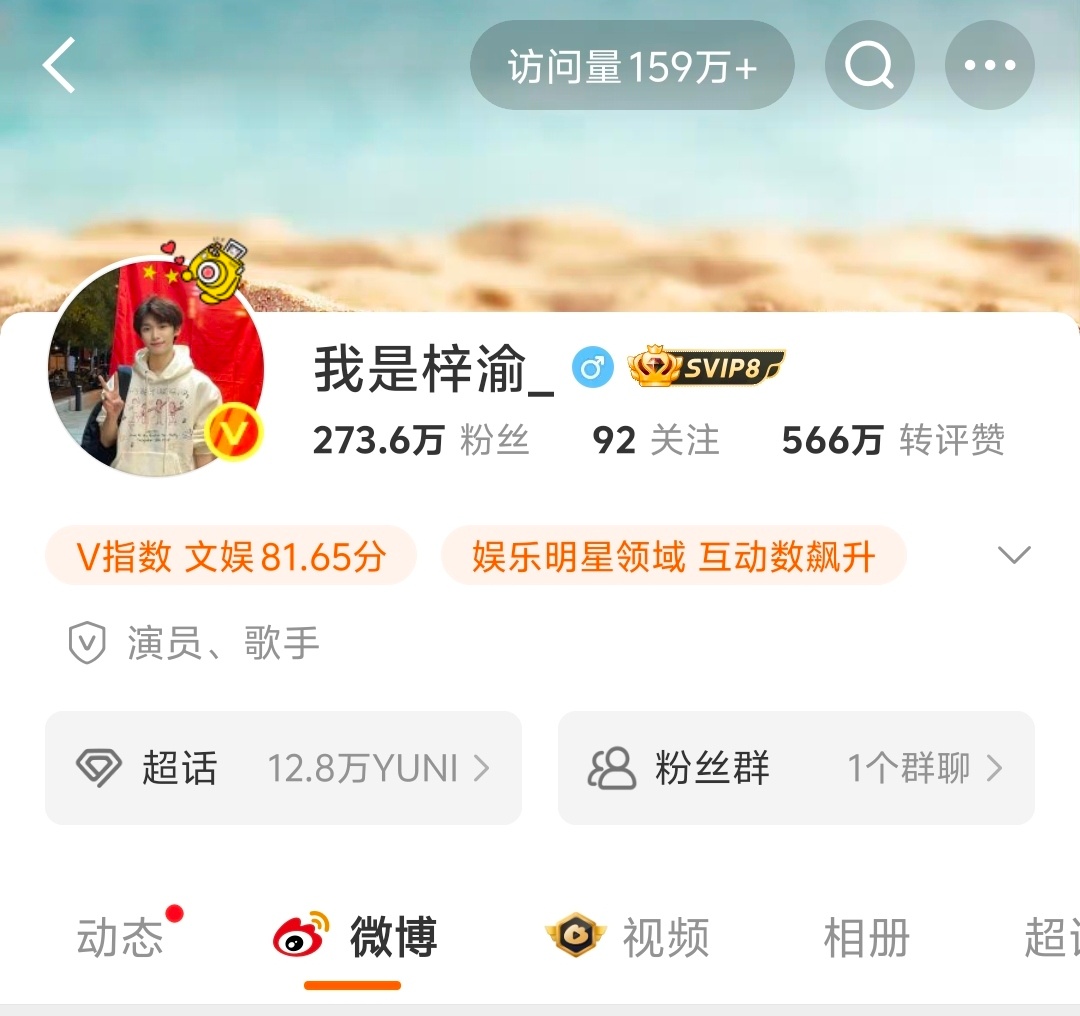 梓渝还债🧣访问量，这算是爆了吧 ​​​