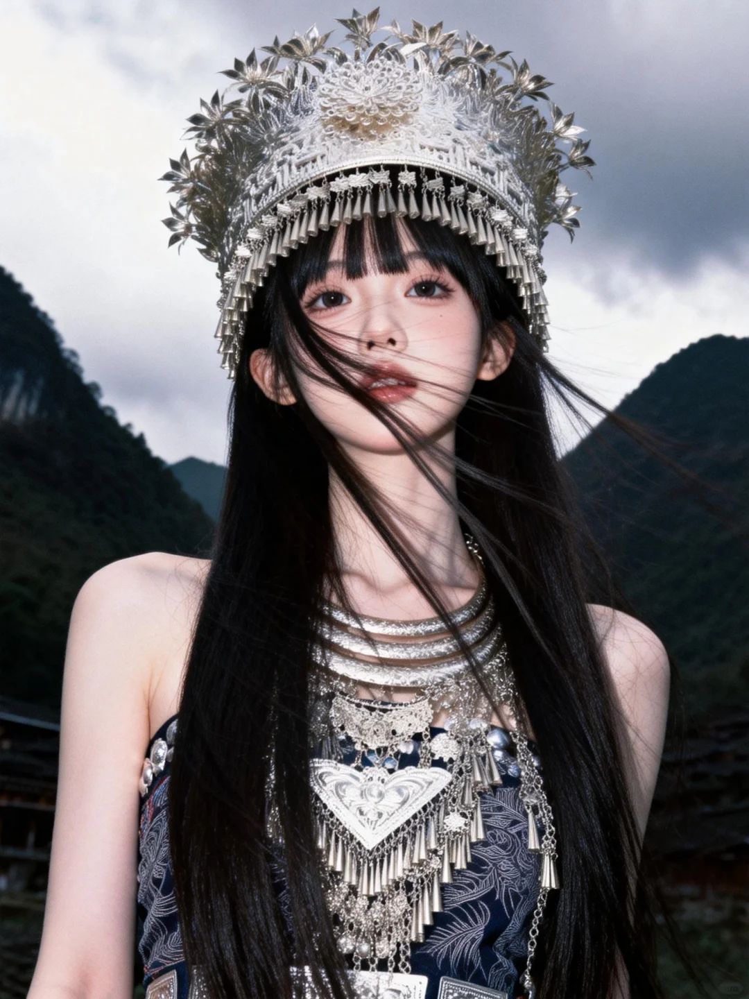 银饰碰响山野的风，是民族风的浪漫具象化