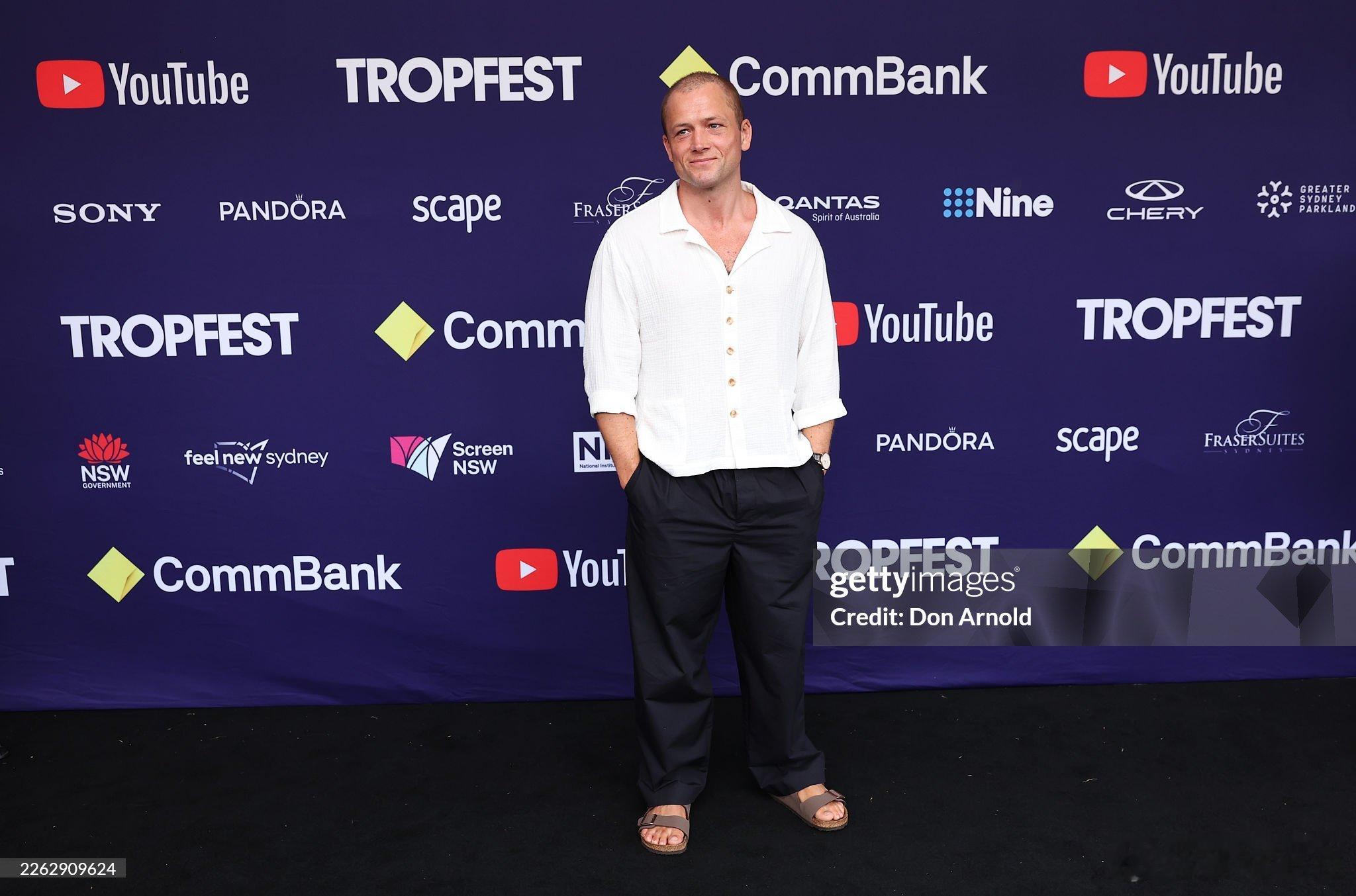 塔伦·埃哲顿（王牌特工主演）出席澳洲电影活动： 