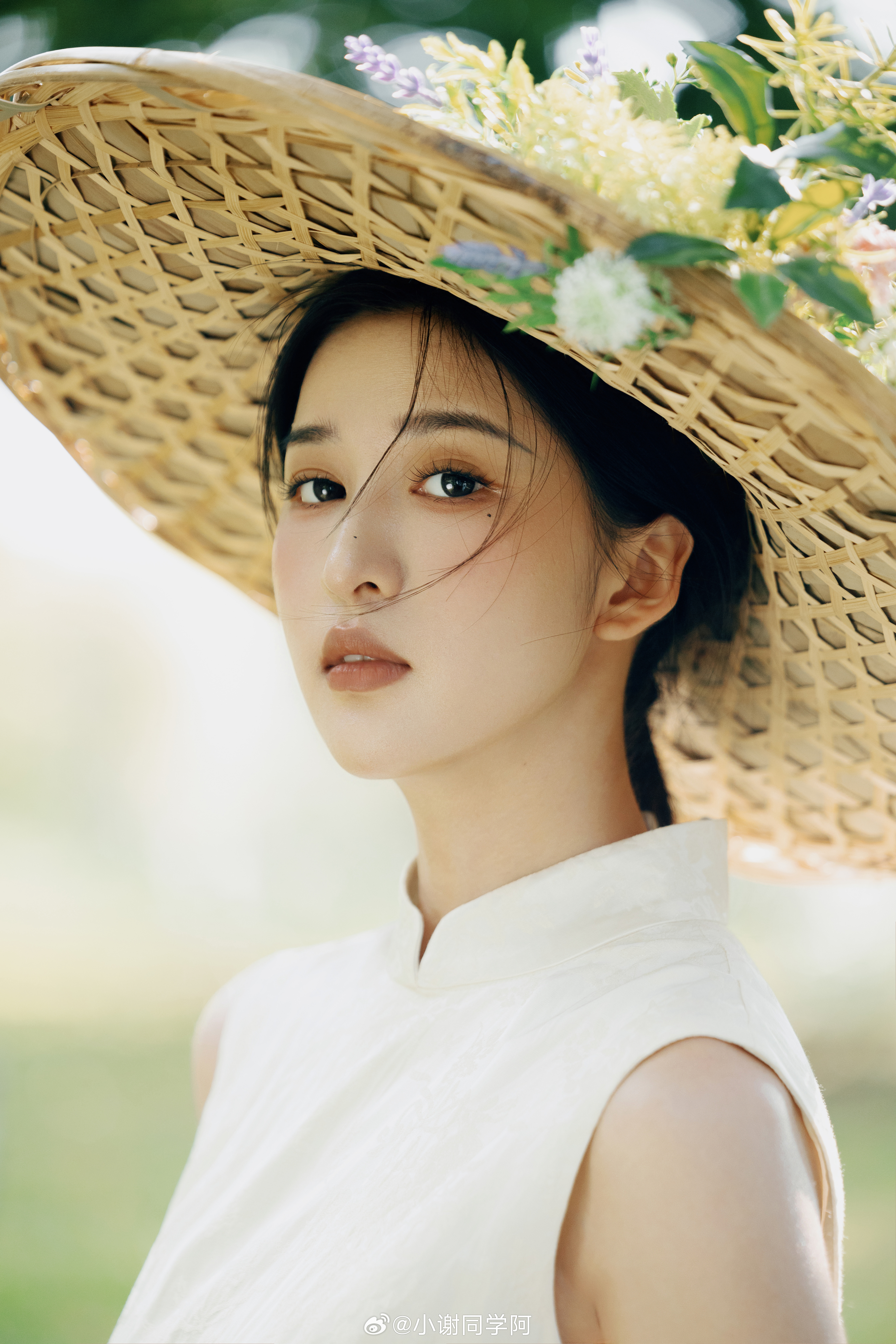 竹影裁光 素衣簪风