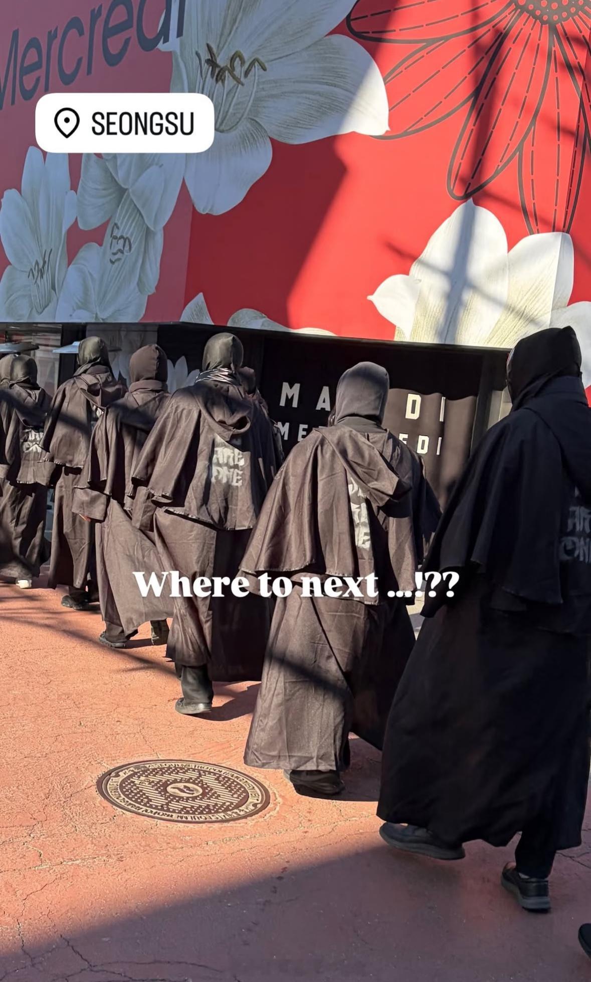 韩国街头偶遇EXO回归宣传EXO线下回归宣传活动 有没有体面一点的宣传方式