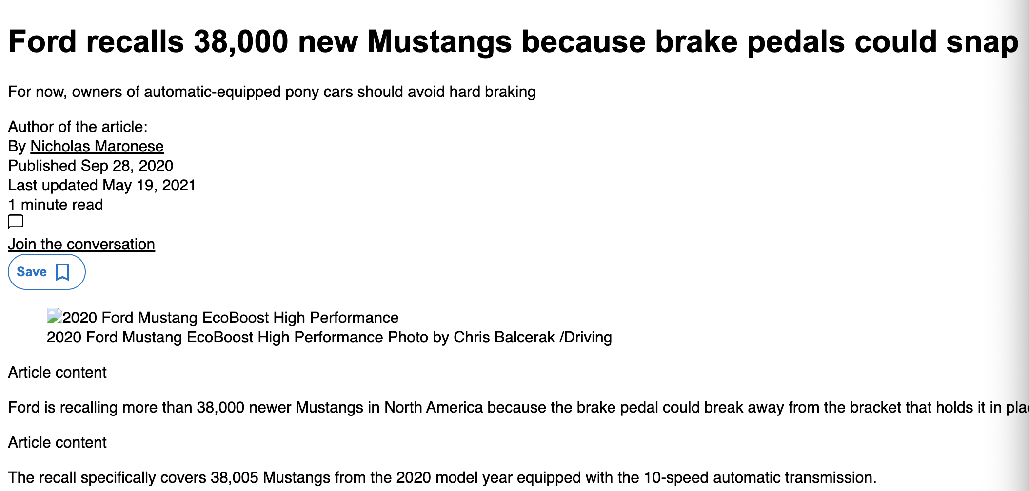 刹车踏板国标尊界V800 懂车帝 看看海外刹车踏板的案例吧福特 Mustang（
