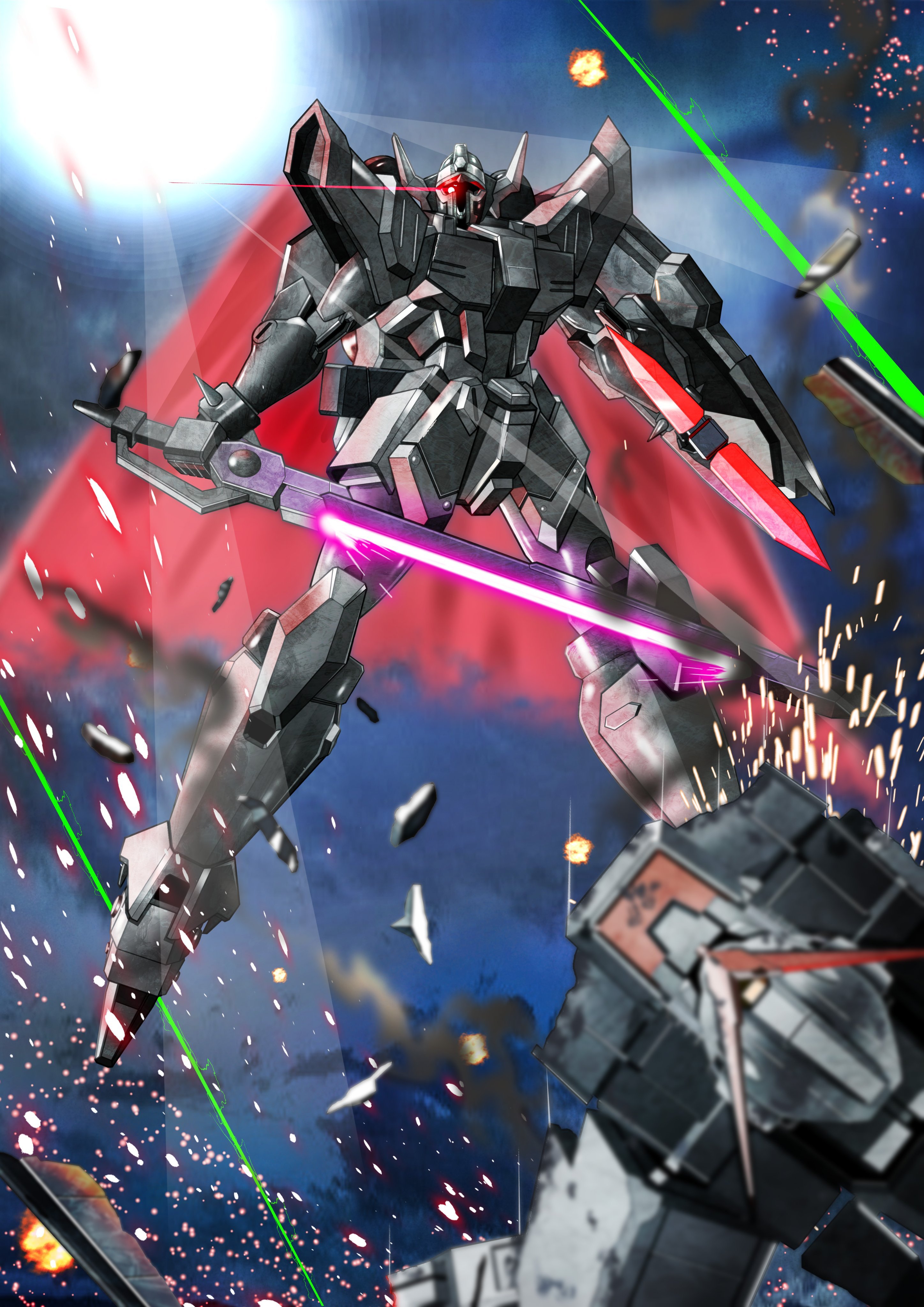 黑骑士暴恶（via なぎ）高达[超话]高达 ​​​