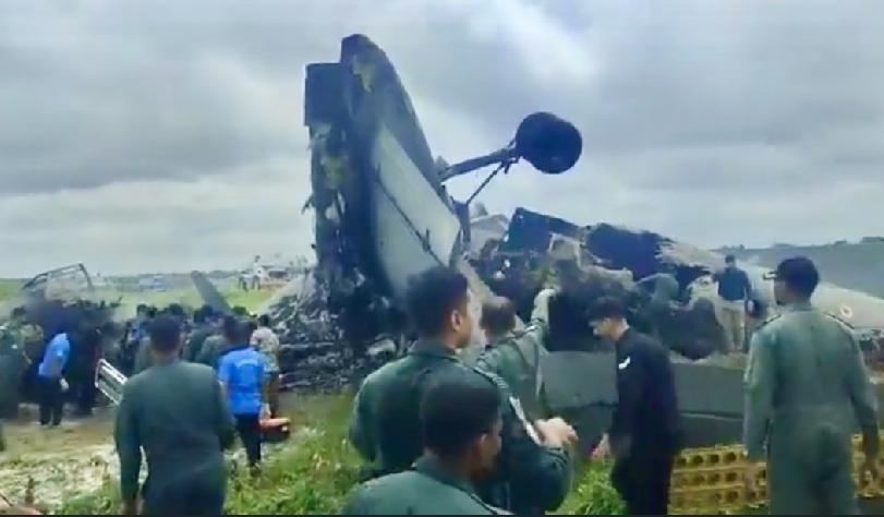 印度空军一架AN-32军用运输机13日上午在印度东北部阿萨姆邦执行任务，降落时发