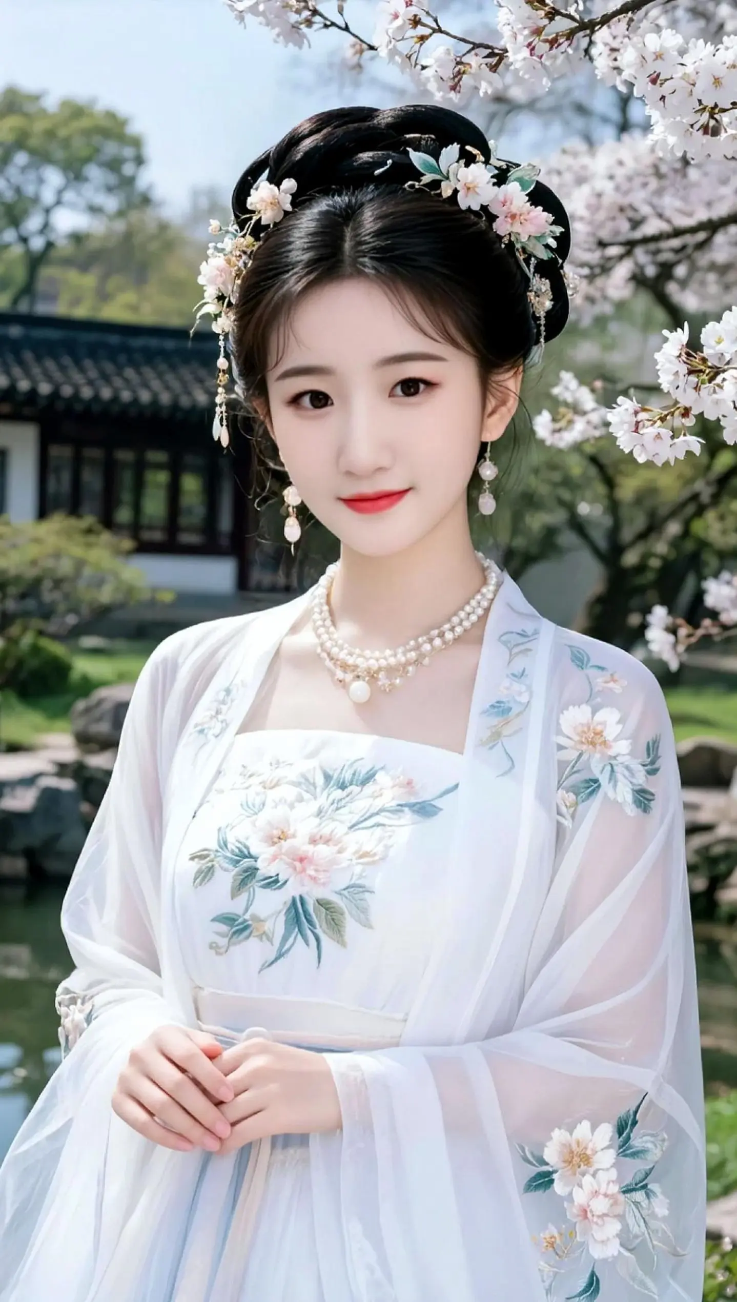 AI春日汉服照 ai创作