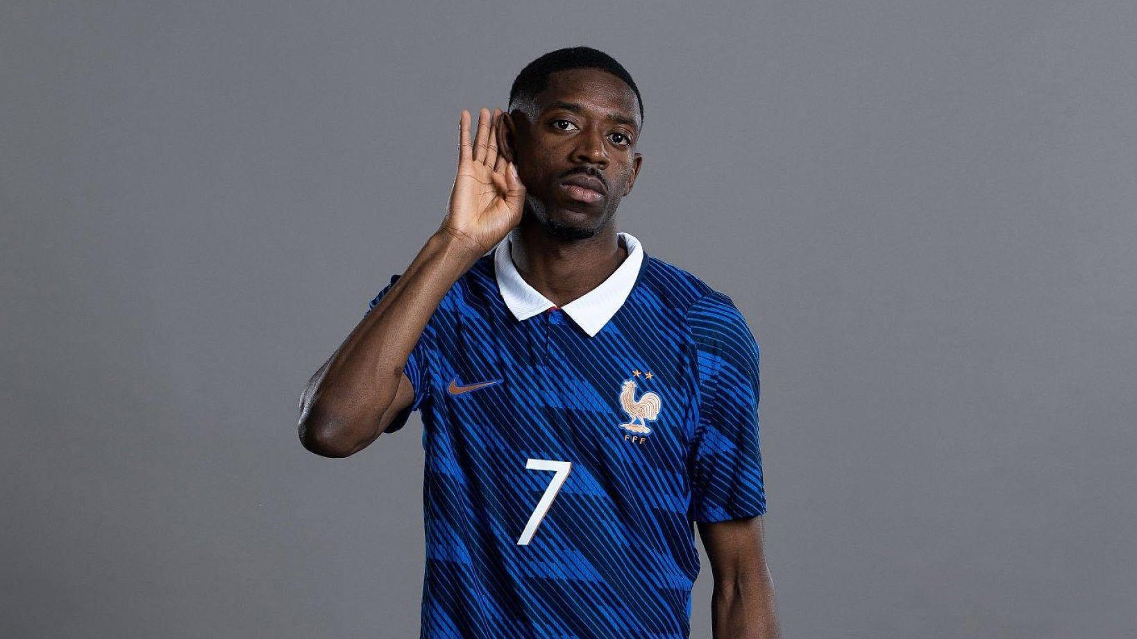 🇫🇷关于奥斯曼·登贝莱，法国国家队的工作人员没有任何担忧。👌🏼在内部，大