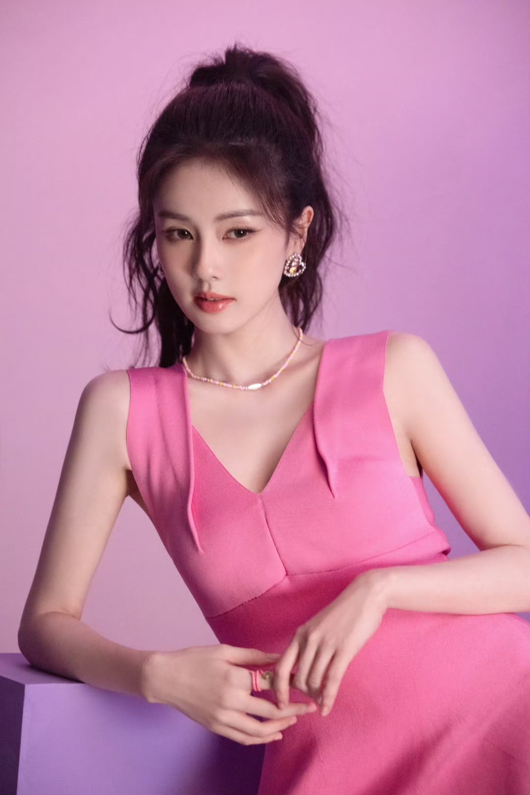 白鹿allpink白鹿粉红甜心粉红甜心白梦妍 ​​​