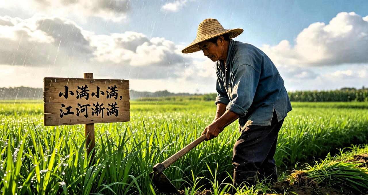给大家提个醒，
还有6天，
也就是5月21号8点36分28秒，就正式
交接小满节