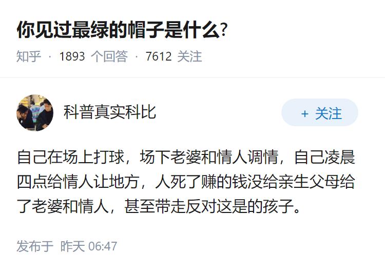 你见过最绿的帽子是什么?