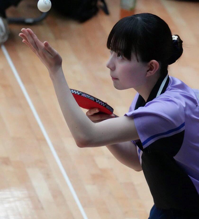 【日本乒乓球运动员 菊池日菜】我想象中的热血少女漫主角就是这样 520表白日