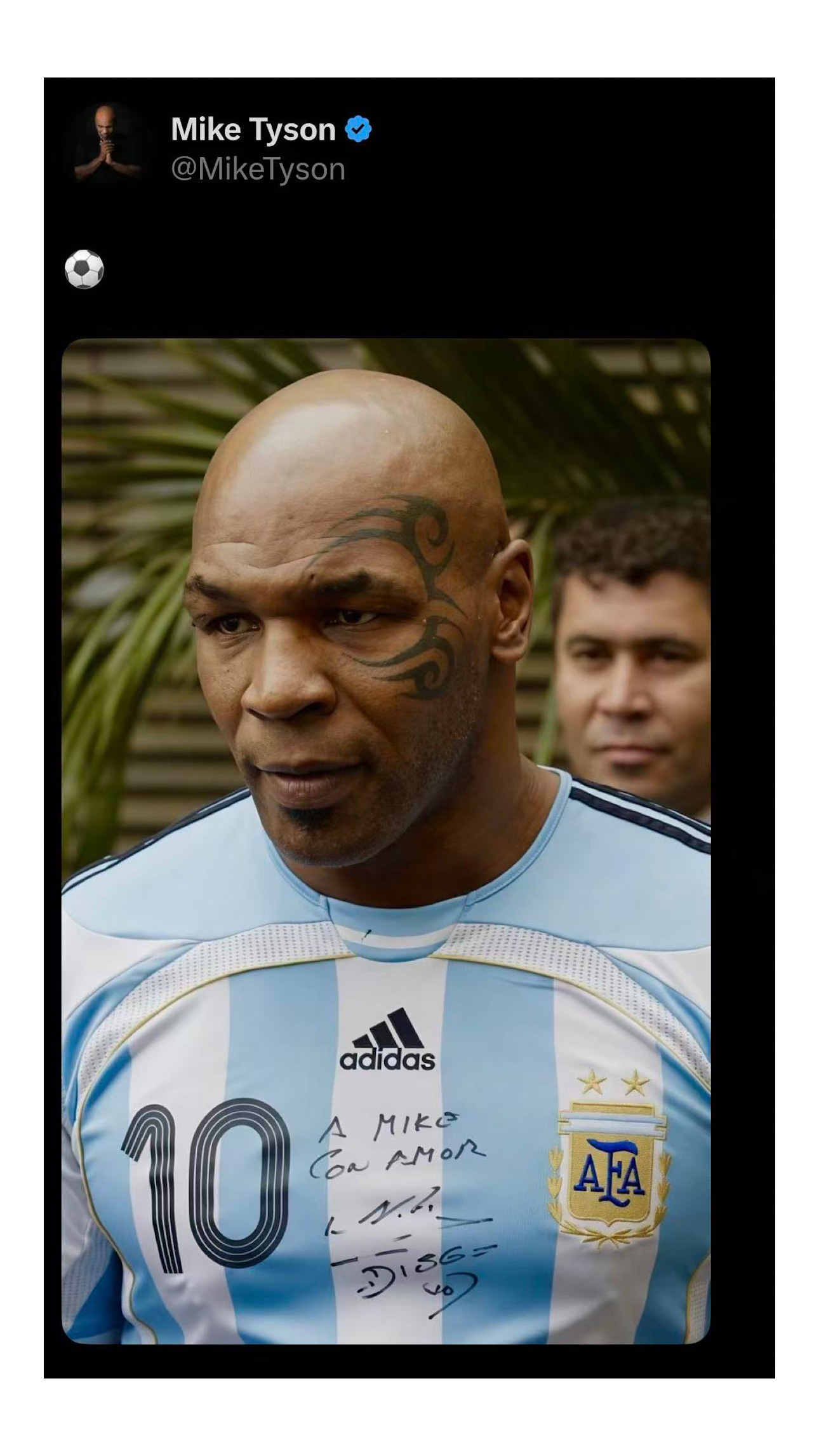 𝗘𝘃𝗲𝗻 𝗠𝗶𝗸𝗲 𝗧𝘆𝘀𝗼𝗻.⚽️🥊世界杯梅西帽子