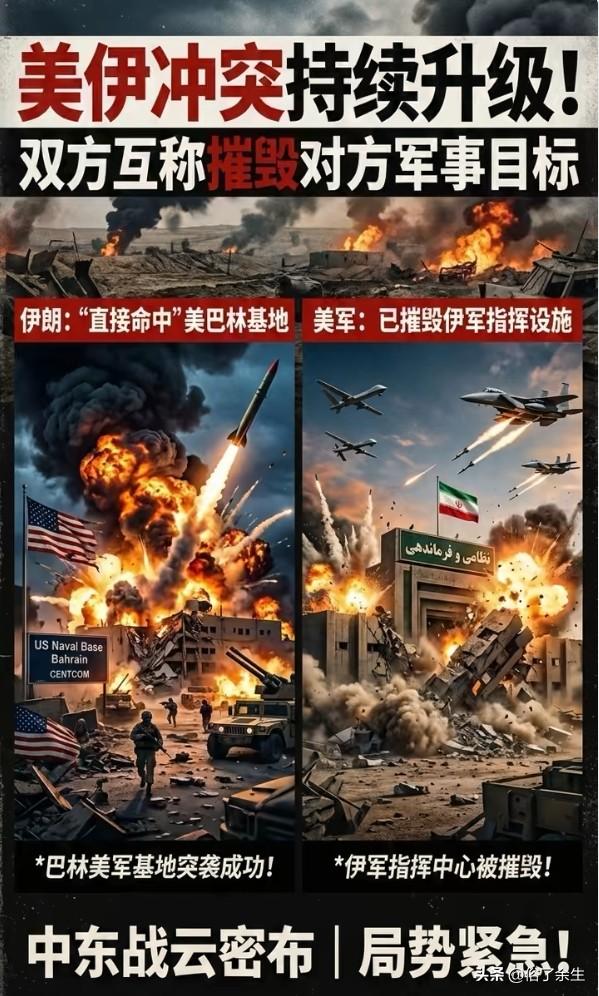 美军潜艇在印度洋击沉一艘伊朗军舰，外媒称至少80人死亡；随后伊军袭击以色列国防部