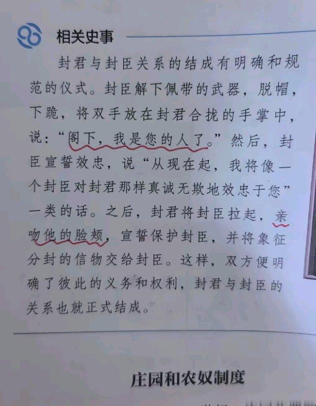 “阁下，我是您的人了”历史故事 ​​​