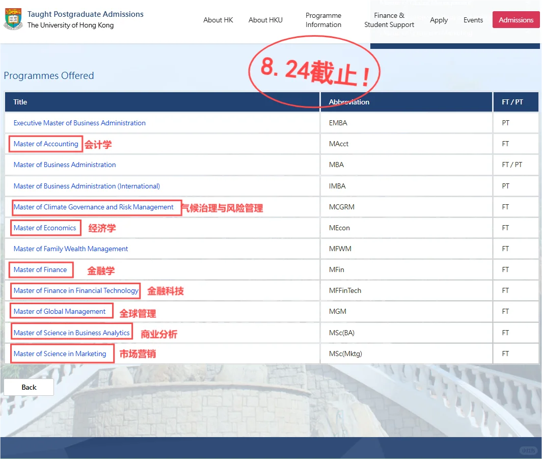 25fall申请已开放！港大商学院！
