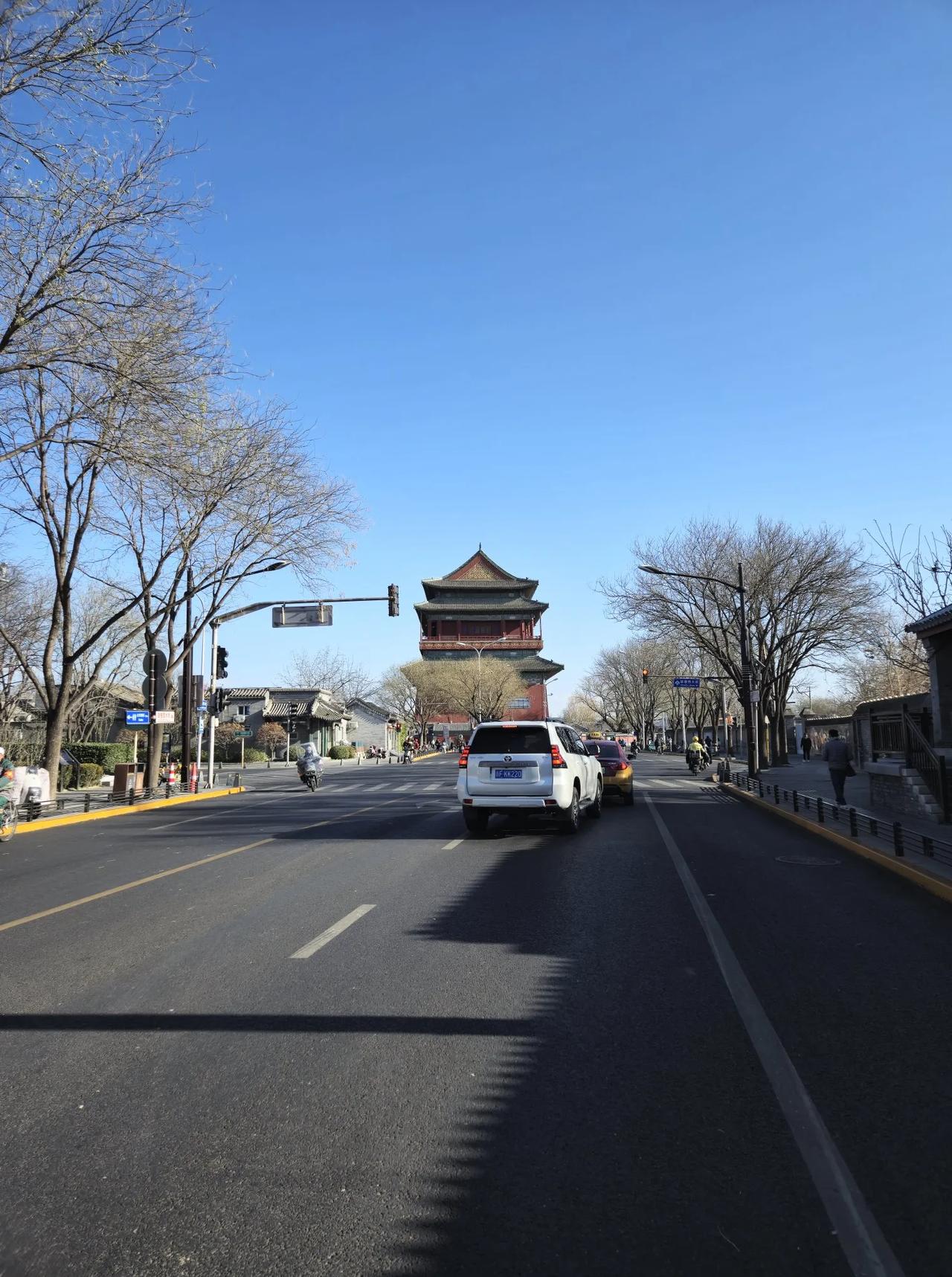 初冬鼓楼西大街随拍