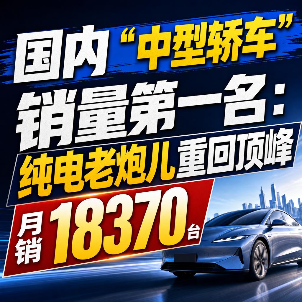 特斯拉Model3登顶中型轿车，纯电与油车攻守易势
纯电老炮儿重回顶峰，这事比销