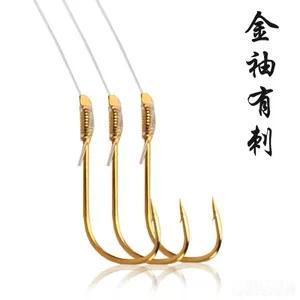 1. 袖钩：适合钓小型鱼类，如鲫鱼、白条等。袖钩钩条细，钩尖锋利，易于刺鱼。
