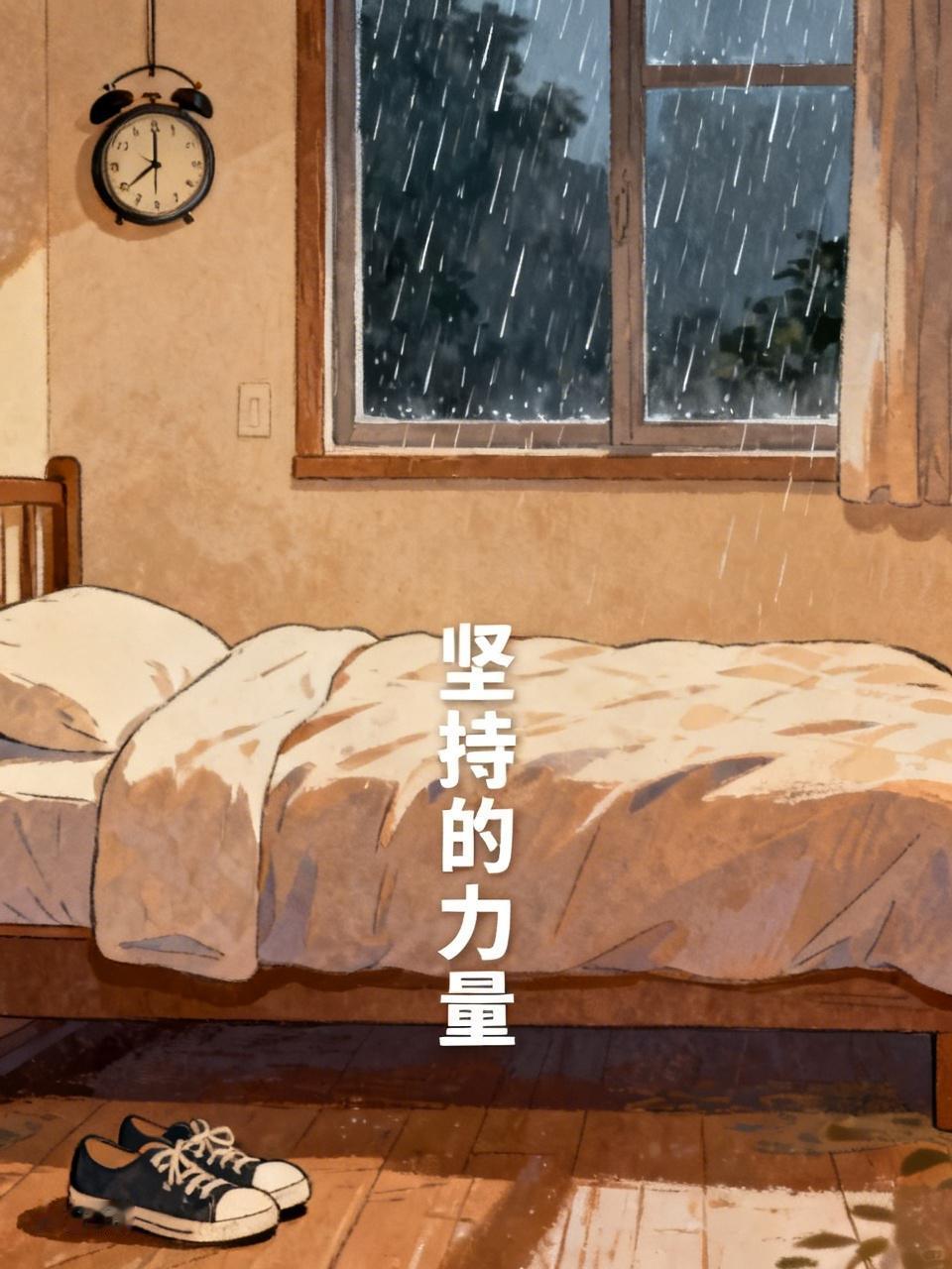 对教育孩子方面，我一直都比较严格。
早上下着大暴雨，外面闹钟响了，因为叫大宝起床