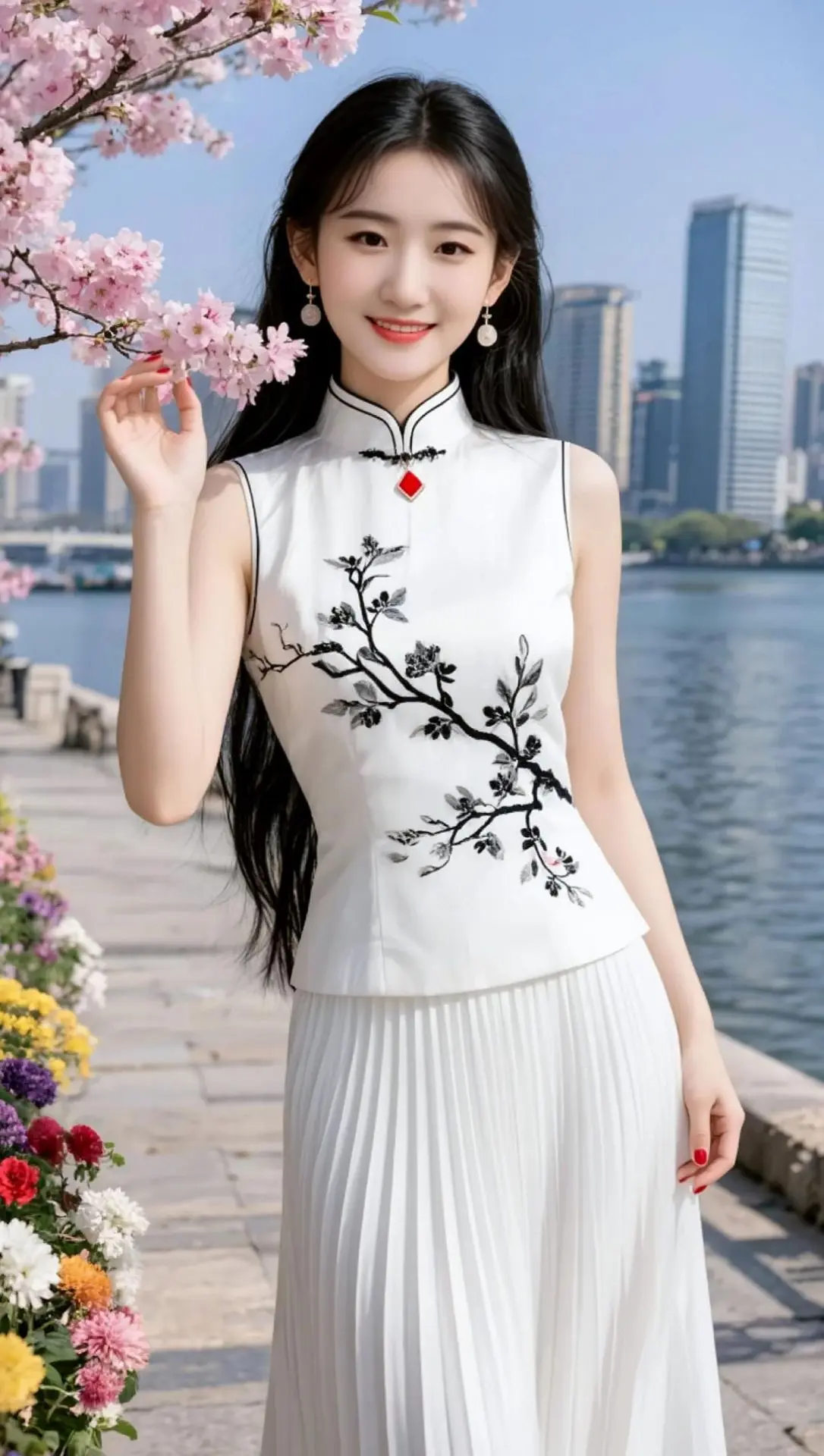 AI江畔国风写真 ai创作