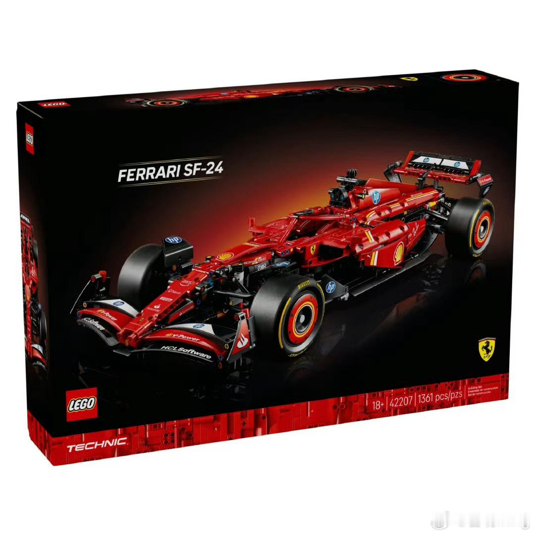 乐高F1机械组又带来新品，继迈凯伦和梅赛德斯奔驰后，这次给铁佛寺们带来法拉利SF
