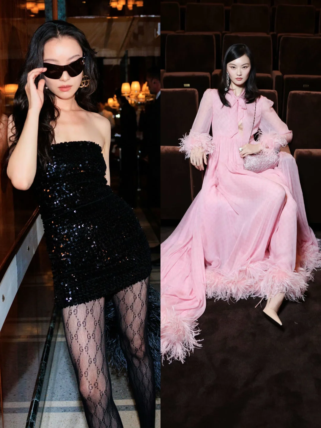 倪妮、贺聪 x Gucci