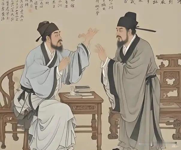 真正的君子之交我认为还是大宋那一对。

唐宋八大家中有一对互相倾慕对方的死对头，