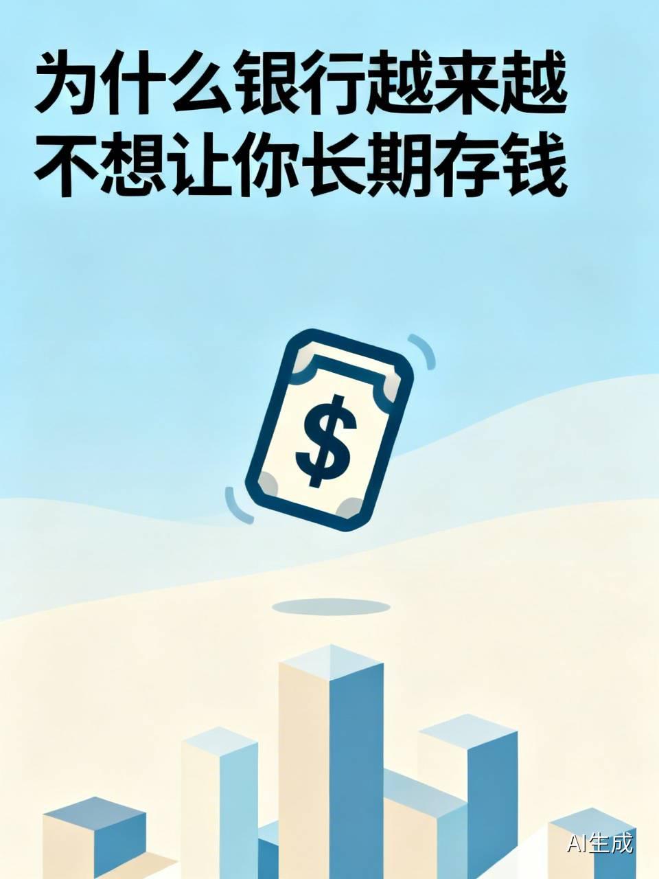 不少人去银行想存3年、5年定期，却发现产品变少、利率很低，客户经理还会劝你存短期